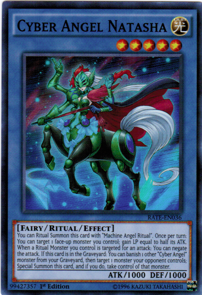 Cyber Angel Natasha [RATE-EN036] Super Rare | Jomio and Rueliete's Cards and Comics