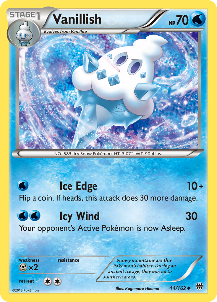 Vanillish (44/162) [XY: BREAKthrough] | Jomio and Rueliete's Cards and Comics