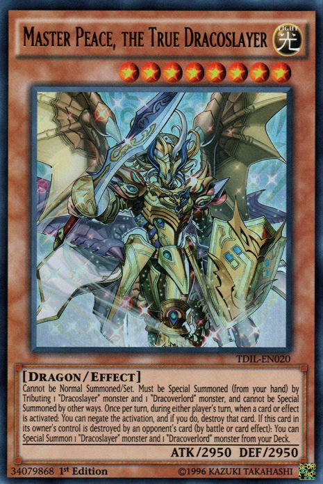 Master Peace, the True Dracoslayer [TDIL-EN020] Ultra Rare | Jomio and Rueliete's Cards and Comics