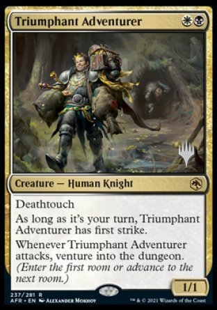 Triumphant Adventurer (Promo Pack) [Dungeons & Dragons: Adventures in the Forgotten Realms Promos] | Jomio and Rueliete's Cards and Comics