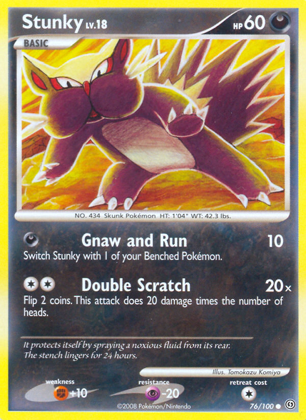 Stunky (76/100) [Diamond & Pearl: Stormfront] | Jomio and Rueliete's Cards and Comics