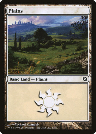 Plains (37) [Duel Decks: Elspeth vs. Tezzeret] | Jomio and Rueliete's Cards and Comics