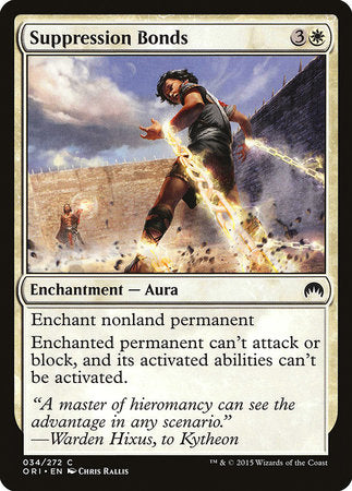 Suppression Bonds [Magic Origins] | Jomio and Rueliete's Cards and Comics