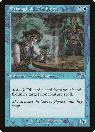 Stronghold Machinist [Nemesis] | Jomio and Rueliete's Cards and Comics