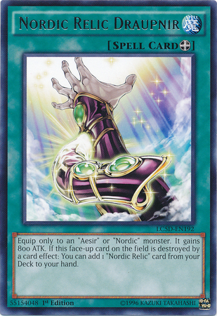Nordic Relic Draupnir [LC5D-EN192] Rare | Jomio and Rueliete's Cards and Comics