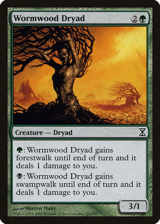 Wormwood Dryad [Time Spiral] | Jomio and Rueliete's Cards and Comics