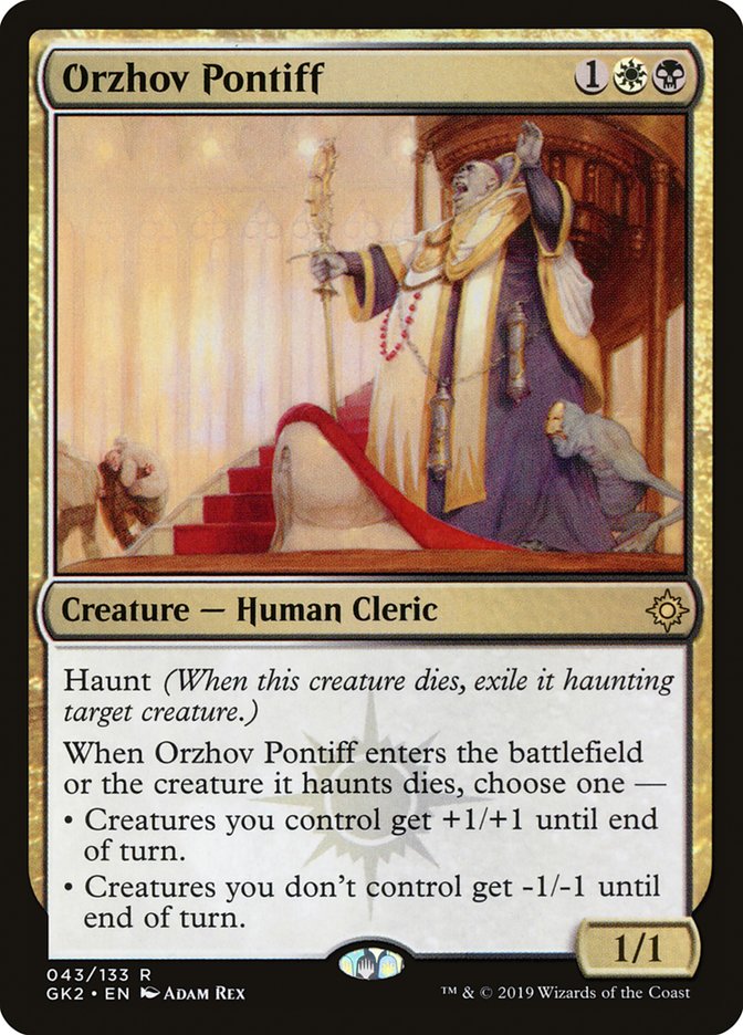 Orzhov Pontiff [Ravnica Allegiance Guild Kit] | Jomio and Rueliete's Cards and Comics