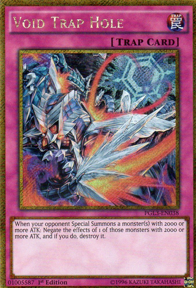 Void Trap Hole [PGL3-EN038] Gold Secret Rare | Jomio and Rueliete's Cards and Comics