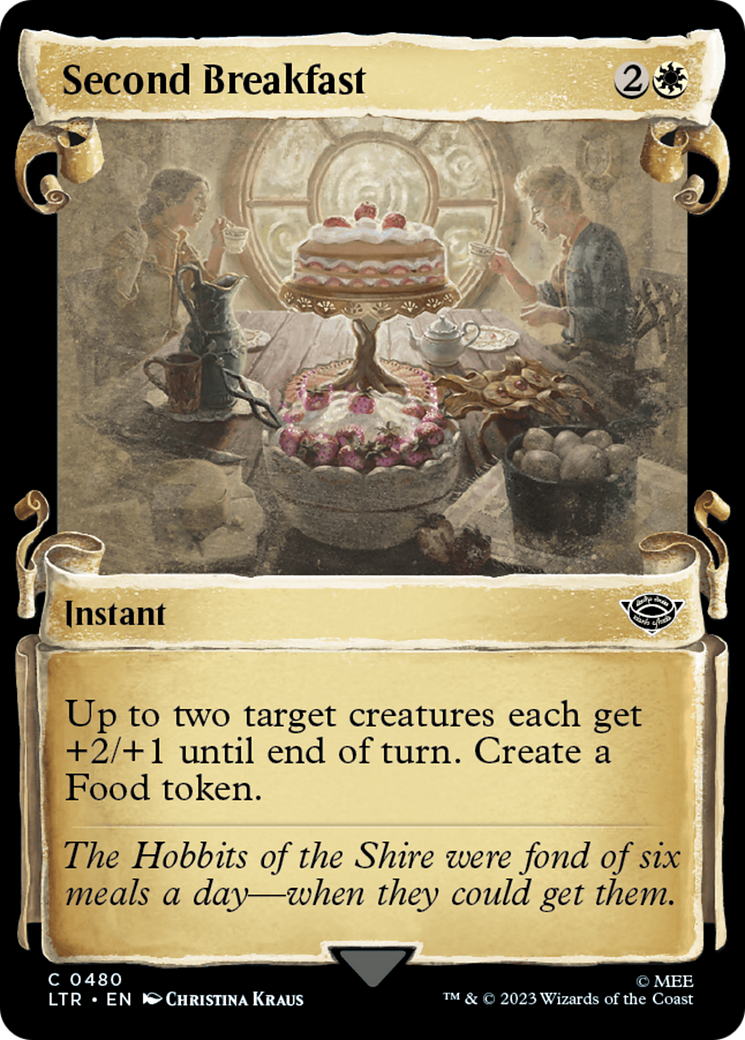 Second Breakfast [The Lord of the Rings: Tales of Middle-Earth Showcase Scrolls] | Jomio and Rueliete's Cards and Comics