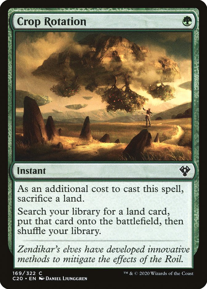 Crop Rotation [Commander 2020] | Jomio and Rueliete's Cards and Comics