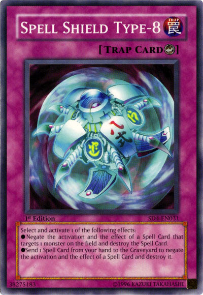 Spell Shield Type-8 [SD4-EN031] Common | Jomio and Rueliete's Cards and Comics