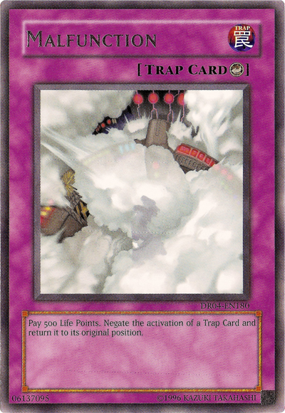Malfunction [DR04-EN180] Rare | Jomio and Rueliete's Cards and Comics