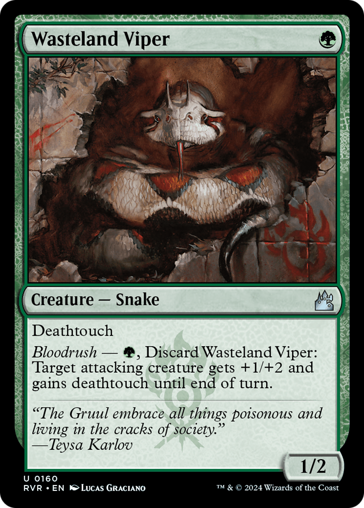 Wasteland Viper [Ravnica Remastered] | Jomio and Rueliete's Cards and Comics