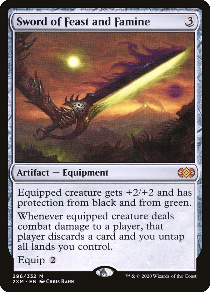 Sword of Feast and Famine [Double Masters] | Jomio and Rueliete's Cards and Comics