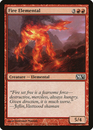 Fire Elemental [Magic 2013] | Jomio and Rueliete's Cards and Comics