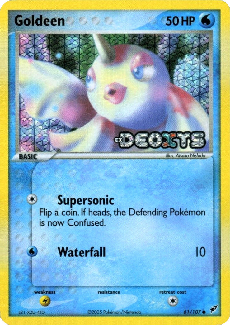 Goldeen (61/107) (Stamped) [EX: Deoxys] | Jomio and Rueliete's Cards and Comics