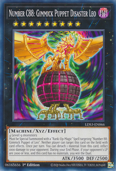 Number C88: Gimmick Puppet Disaster Leo [LDS3-EN066] Common | Jomio and Rueliete's Cards and Comics