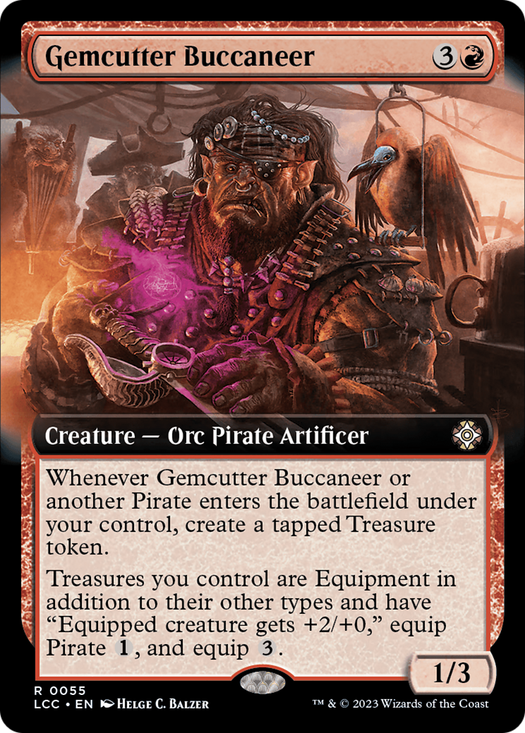 Gemcutter Buccaneer (Extended Art) [The Lost Caverns of Ixalan Commander] | Jomio and Rueliete's Cards and Comics