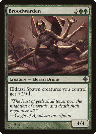 Broodwarden [Rise of the Eldrazi] | Jomio and Rueliete's Cards and Comics