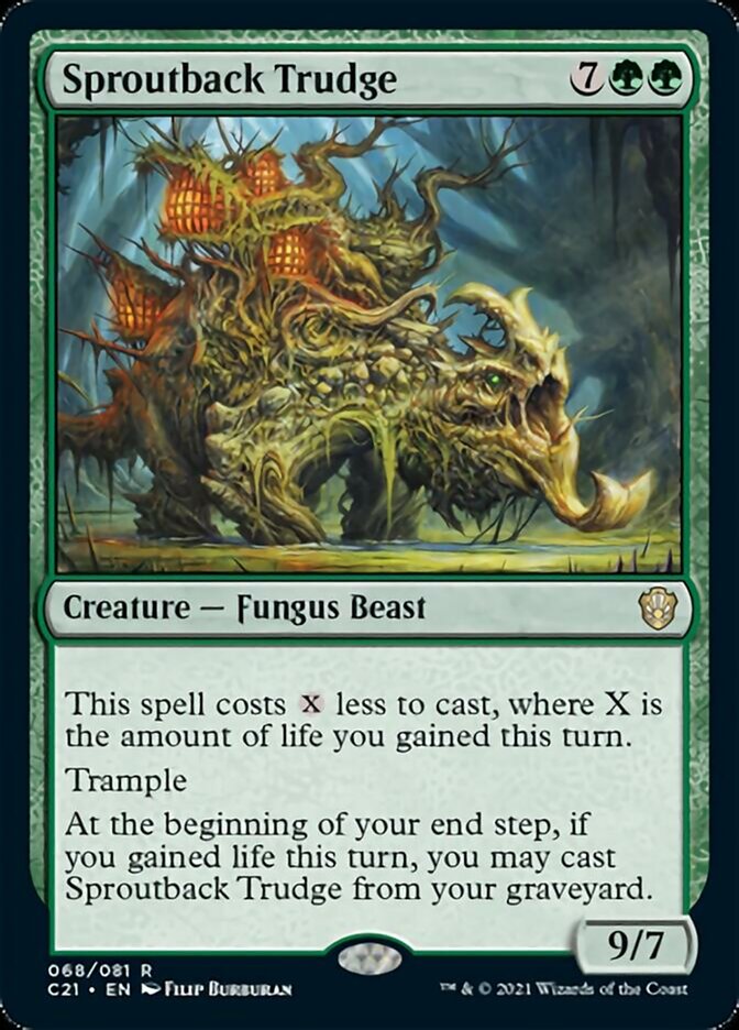 Sproutback Trudge [Commander 2021] | Jomio and Rueliete's Cards and Comics