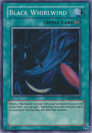 Black Whirlwind [TU01-EN005] Super Rare | Jomio and Rueliete's Cards and Comics
