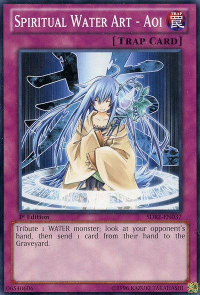 Spiritual Water Art - Aoi [SDRE-EN037] Common | Jomio and Rueliete's Cards and Comics