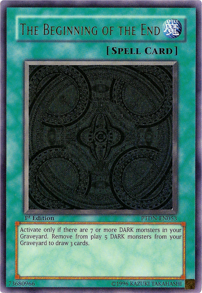 The Beginning of the End [PTDN-EN053] Ultra Rare | Jomio and Rueliete's Cards and Comics