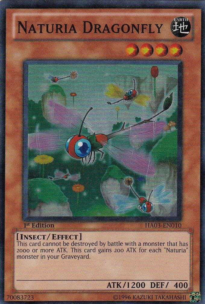 Naturia Dragonfly [HA03-EN010] Super Rare | Jomio and Rueliete's Cards and Comics