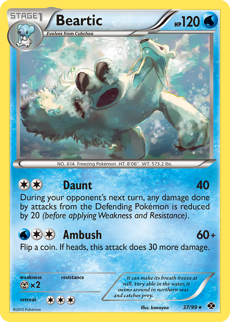 Beartic (37/99) [Black & White: Next Destinies] | Jomio and Rueliete's Cards and Comics