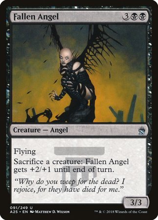 Fallen Angel [Masters 25] | Jomio and Rueliete's Cards and Comics