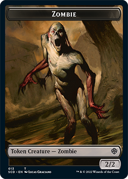 Ogre // Zombie Double-Sided Token [Starter Commander Decks] | Jomio and Rueliete's Cards and Comics