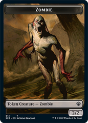 Ogre // Zombie Double-Sided Token [Starter Commander Decks] | Jomio and Rueliete's Cards and Comics