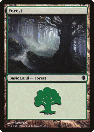 Forest (354) [Commander 2013] | Jomio and Rueliete's Cards and Comics