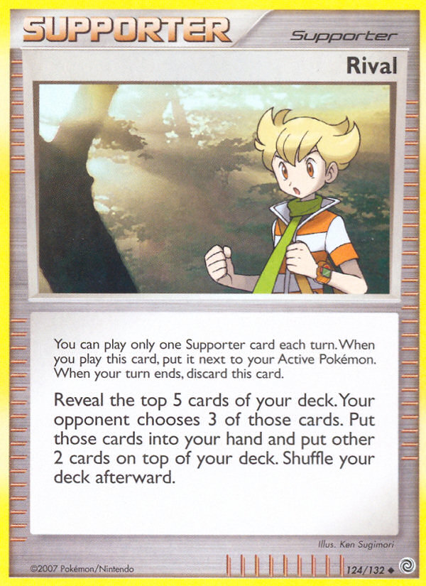 Rival (124/132) [Diamond & Pearl: Secret Wonders] | Jomio and Rueliete's Cards and Comics