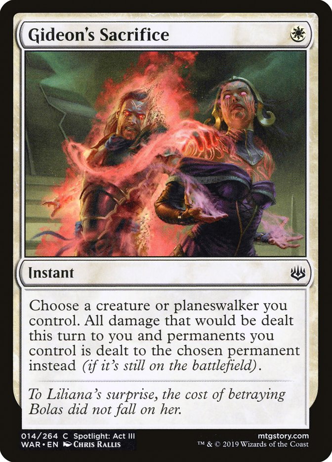 Gideon's Sacrifice [War of the Spark] | Jomio and Rueliete's Cards and Comics