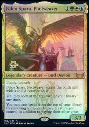 Falco Spara, Pactweaver [Streets of New Capenna Prerelease Promos] | Jomio and Rueliete's Cards and Comics