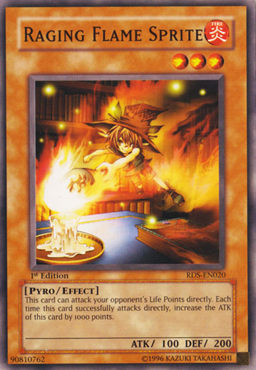 Raging Flame Sprite [RDS-EN020] Common | Jomio and Rueliete's Cards and Comics