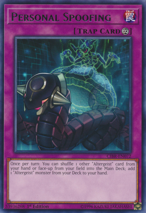 Personal Spoofing [CIBR-EN072] Rare | Jomio and Rueliete's Cards and Comics
