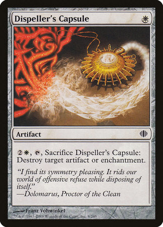Dispeller's Capsule [Shards of Alara] | Jomio and Rueliete's Cards and Comics