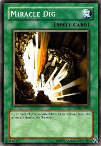 Miracle Dig [LON-EN100] Common | Jomio and Rueliete's Cards and Comics