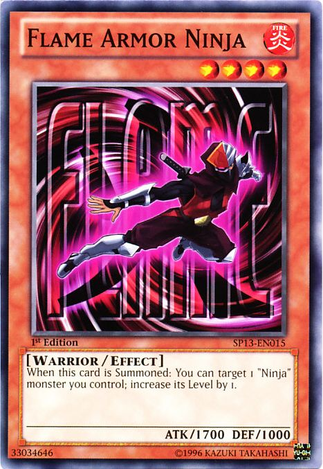 Flame Armor Ninja [SP13-EN015] Common | Jomio and Rueliete's Cards and Comics