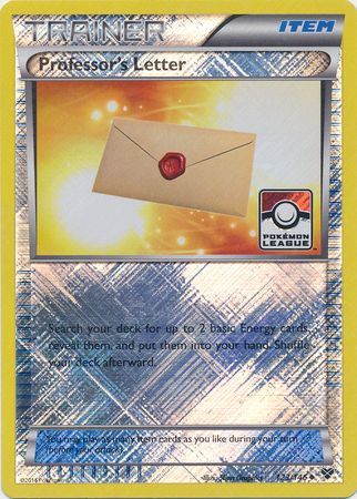 Professor's Letter (123/146) (League Promo) [XY: Base Set] | Jomio and Rueliete's Cards and Comics