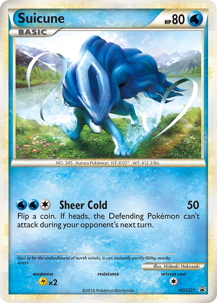 Suicune (HGSS21) [HeartGold & SoulSilver: Black Star Promos] | Jomio and Rueliete's Cards and Comics