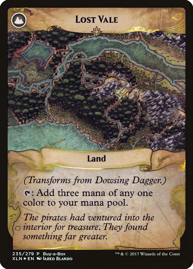 Dowsing Dagger // Lost Vale (Buy-A-Box) [Ixalan Treasure Chest] | Jomio and Rueliete's Cards and Comics