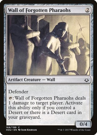 Wall of Forgotten Pharaohs [Hour of Devastation] | Jomio and Rueliete's Cards and Comics