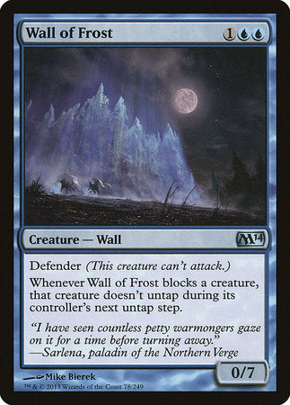 Wall of Frost [Magic 2014] | Jomio and Rueliete's Cards and Comics