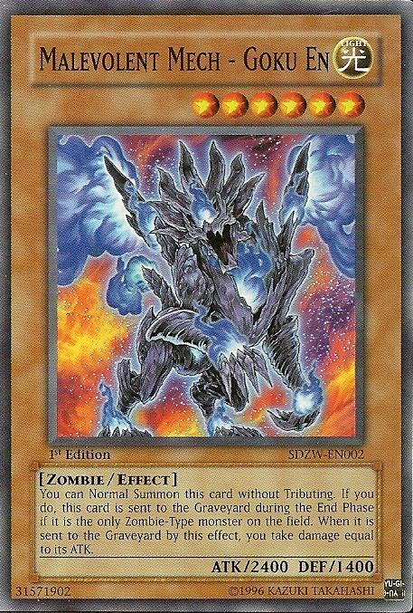 Malevolent Mech - Goku En [SDZW-EN002] Common | Jomio and Rueliete's Cards and Comics