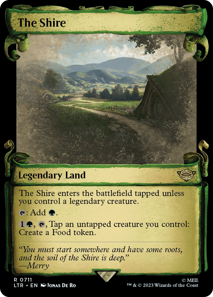 The Shire [The Lord of the Rings: Tales of Middle-Earth Showcase Scrolls] | Jomio and Rueliete's Cards and Comics