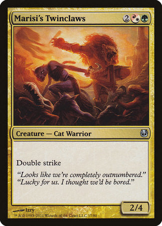 Marisi's Twinclaws [Duel Decks: Ajani vs. Nicol Bolas] | Jomio and Rueliete's Cards and Comics