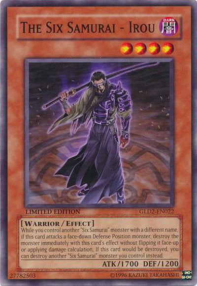 The Six Samurai - Irou [GLD2-EN022] Common | Jomio and Rueliete's Cards and Comics